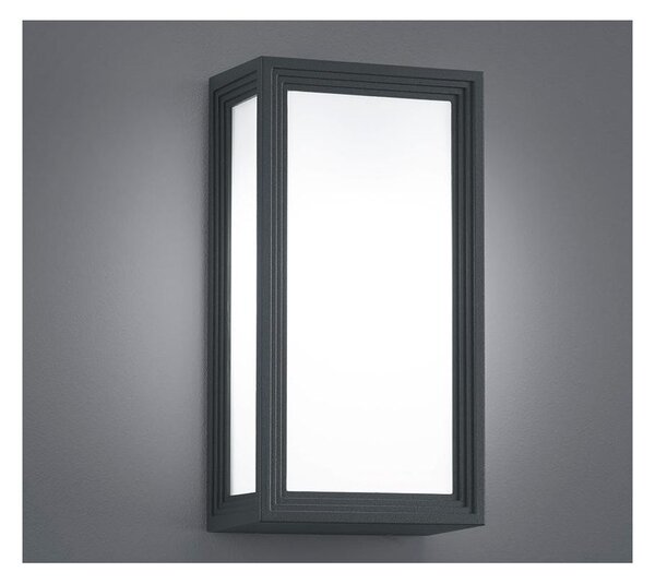 TIMOK APPLIQUE DA ESTERNO DESIGN MODERNO IP54 LED 5W ANTRACITE LUCE DIFFUSA