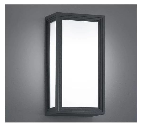 TIMOK APPLIQUE DA ESTERNO DESIGN MODERNO IP54 LED 5W ANTRACITE LUCE DIFFUSA