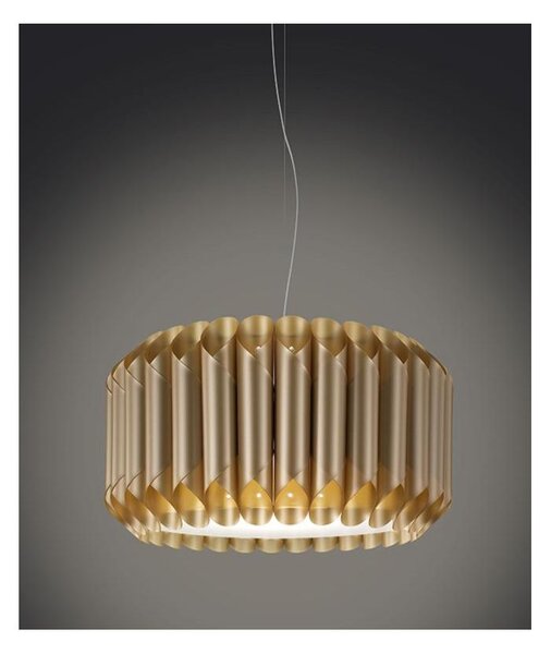 LOUISE S SOSPENSIONE IN POLILUX DESIGN MODERNO 5 COLORI DIAMETRO CM 50 DI LINEA ZERO