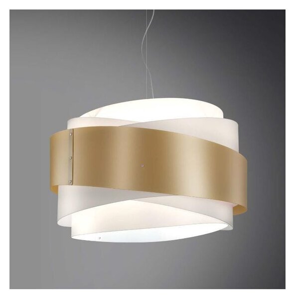 BEA S5 LAMPADARIO A SOSPENSIONE MODERNO IN POLILUX 6 COLORI DISPONIBILI DIAMETRO CM 80 DI LINEA ZERO