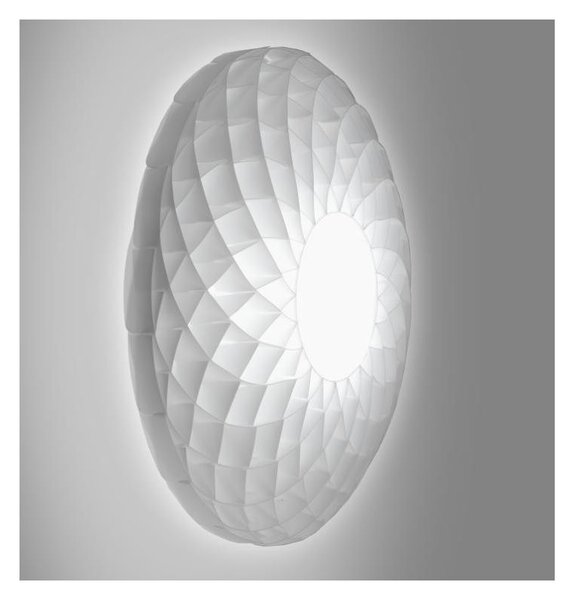 DALIA GRANDE APPLIQUE MODERNA D98 IN POLILUX 5 COLORI ATTACCO GX53 MADE IN ITALY DI LINEA ZERO