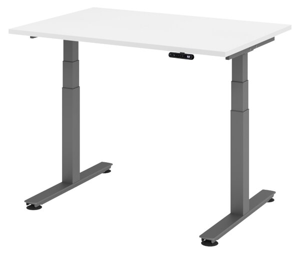 Scrivania elettrica bümö XDSM - Decorazione: bianco, dimensioni: 120 x 80 cm, struttura: grafite
