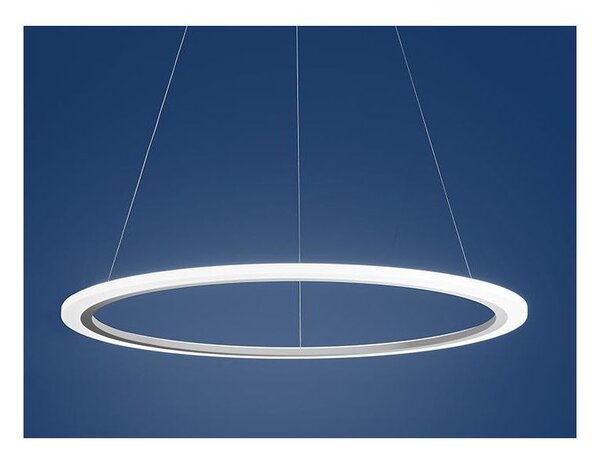 2308 ACRYLED AFFRALUX LAMPADARIO A SOSPENSIONE CON LED 32W ANELLO 80 CM BIANCO