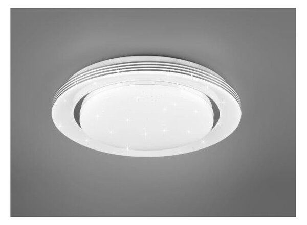 ATRIA PLAFONIERA BIANCA ROTONDA D38 LED 18W DIMMERABILE EFFETTO CIELO STELLATO CON TELECOMANDO