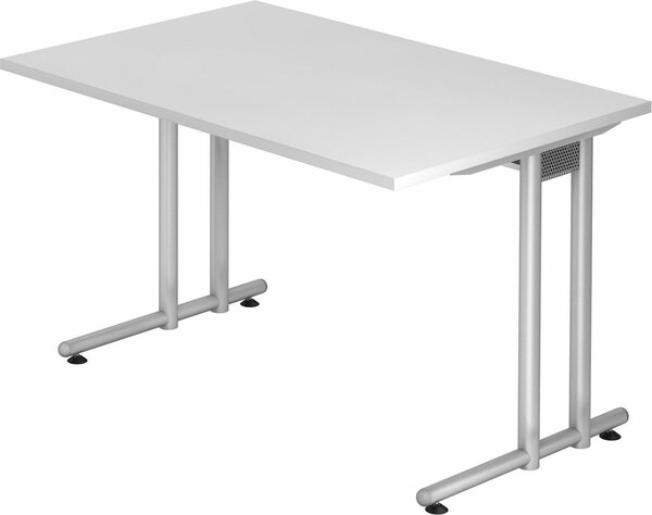 Bümö Scrivania Serie-N - Decorazione: bianco, dimensioni: 120 x 80 cm