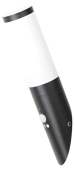 Rabalux 8146 - Lampada da parete esterna con sensore BLACK TORCH 1xE27/25W/230V
