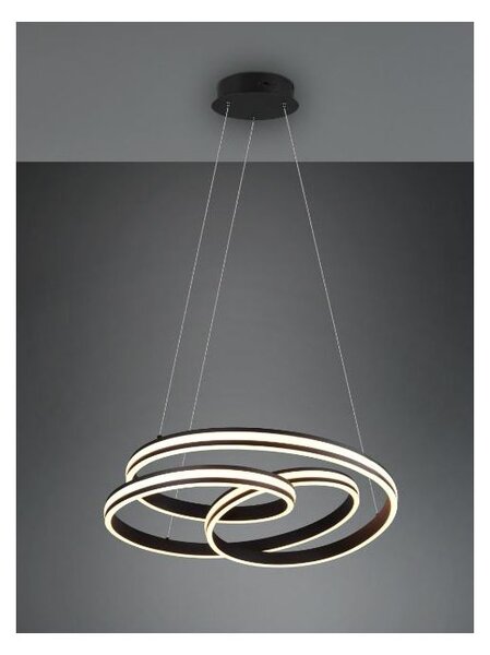 NURIA SOSPENSIONE LED 60W LUCE 2300-3000-4000K DIMMERABILE DIAMETRO CM 60 2 FINITURE COLORE