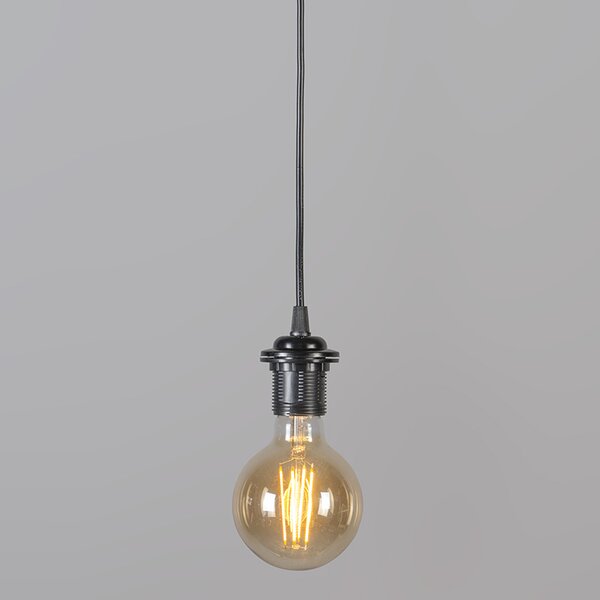 Lampada a sospensione retrò nera 20 cm - Granny Frame