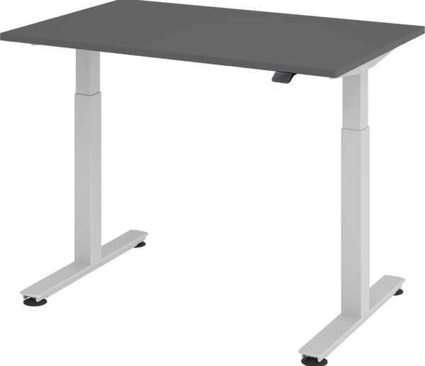Scrivania elettrica bümö XMST - Struttura: argento, dimensioni: 120 x 80 cm, decorazione: grafite