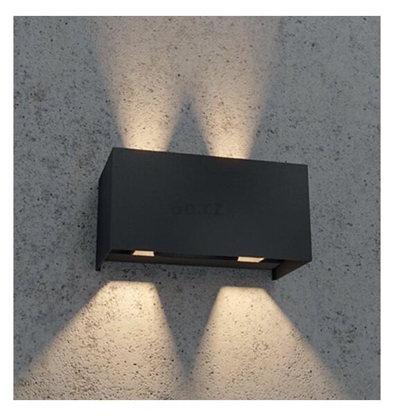 VARY APPLIQUE DA ESTERNI IP54 LED 20W LUCE 2700K,3000K O 4000K CON FLUSSO REGOLABILE 3 COLORI