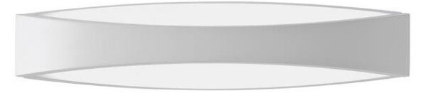 EIGHER APPLIQUE BIANCA MODERNA LED 12W LUCE 3000K LARGHEZZA CM 35