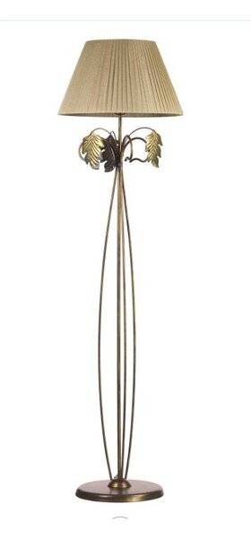 PIANTANA IN STILE CLASSICO IN METALLO MARRONE SPENNELLATO ORO ALTEZZA 160 CM