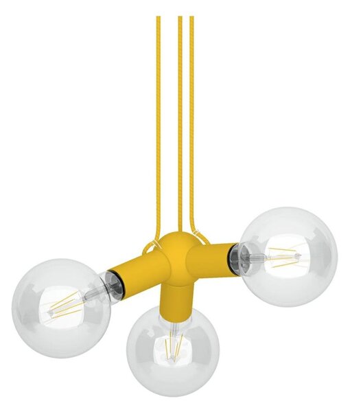 SOSPENSIONE 3 LUCI MAGNETICA IN METALLO DISPONIBILI 8 COLORI FILOTTO ORIGINALE E MODERNA