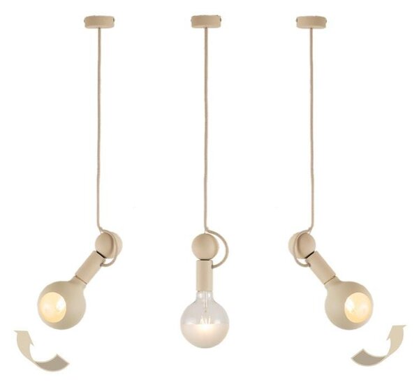 MAGNETICO SOSPENSIONE ORIENTABILE FILOTTO IN METALLO DI 8 COLORI COLORATA ED ORIGINALE