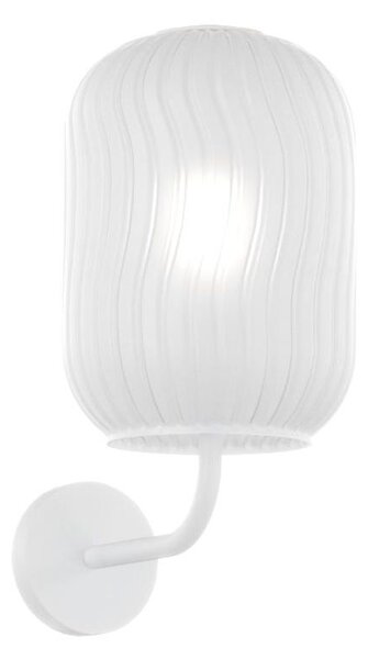 TENDER APPLIQUE DA PARETE IN METALLO CON DIFFUSORE IN VETRO IN 6 FINITURE COLORE