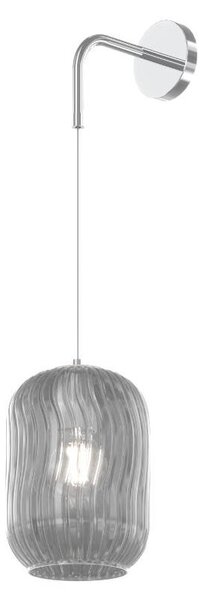 TENDER APPLIQUE PENDENTE IN METALLO CON DIFFUSORE IN VETRO IN 6 FINITURE COLORE
