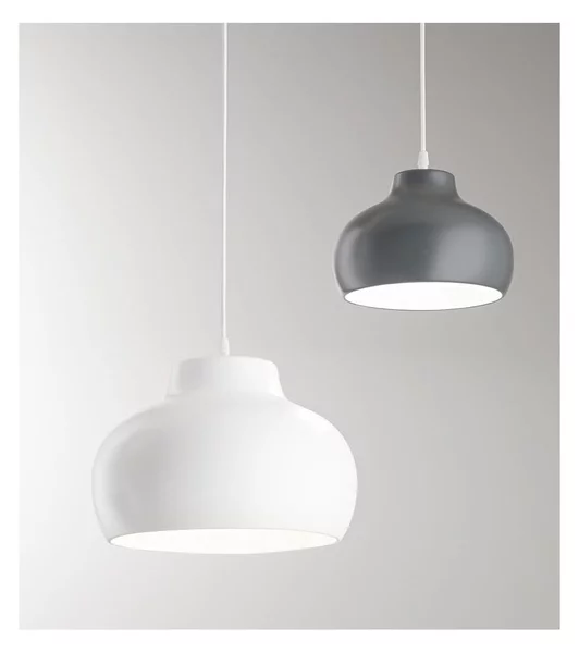 CEPA SOSPENSIONE MODERNA IN CERAMICA BIANCA,SABBIA O GRIGIA DIAMETRO CM 25 O CM 33 DESIGN MODERNO