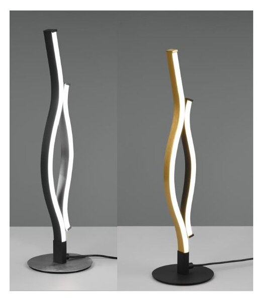 BLAZE LAMPADA DA TAVOLO MODERNA LED 8W LUCE 2300-3000-4000K DIMMERABILE IN METALLO 2 FINITURE COLORE