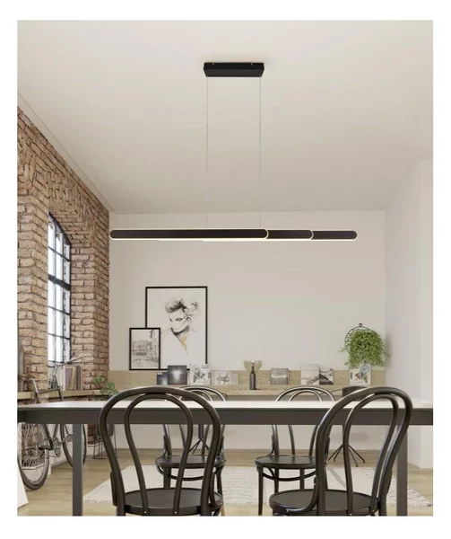 HELIOS SOSPENSIONE ESTENSIBILE LED 48W LUCE 2700-6500K DIMMERABILE 3 FINITURE COLORE MODERNA