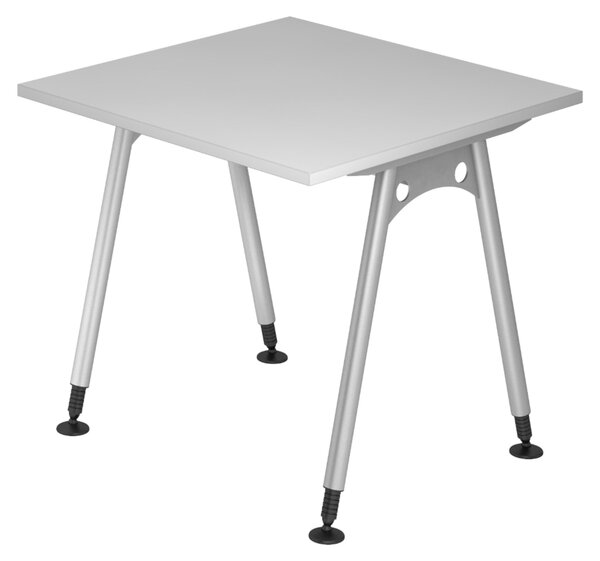 Bümö Scrivania Serie A - Dimensioni: 80 x 80 cm, Decorazione: Grigio