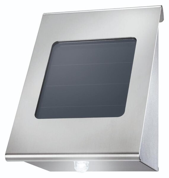 Applique solare in metallo, 3000K, 6500K commutabile, modulo solare 0,2W
