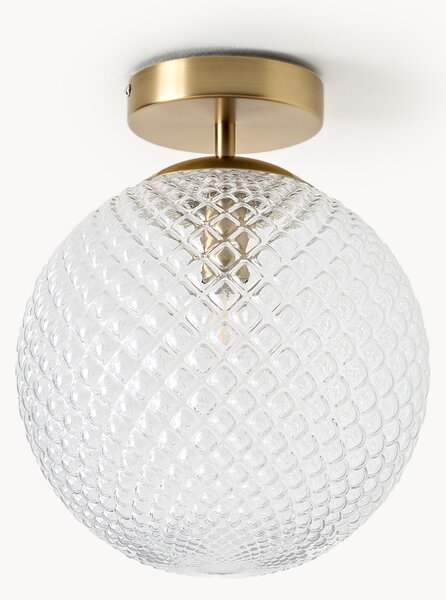Lampada da soffitto piccola in vetro Lorna