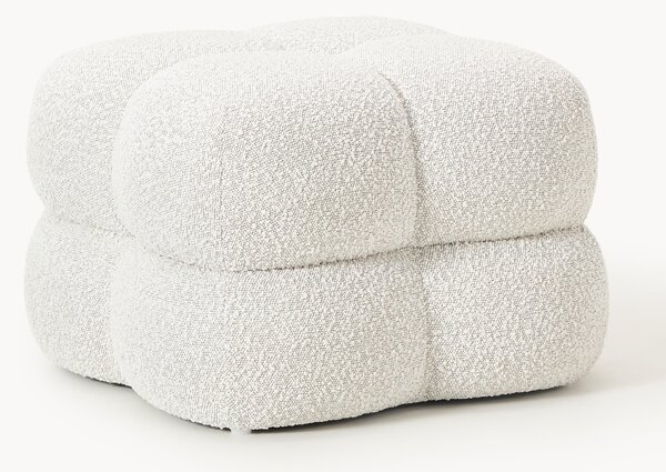 Pouf imbottito in bouclé Ellie