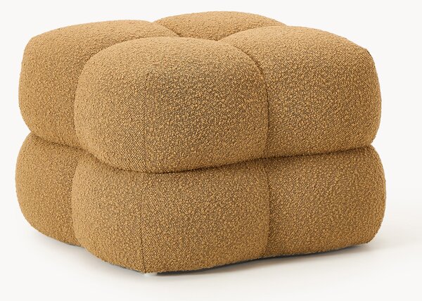 Pouf imbottito in bouclé Ellie