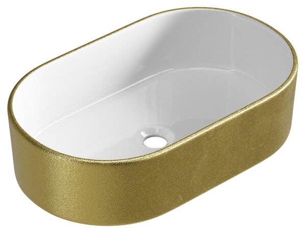 Lavabo da appoggio ovale 55 cm Lavabo da bagno Bagno Bagno ospiti WC