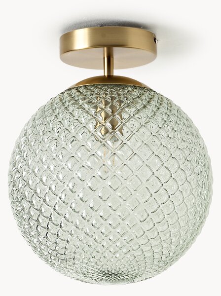 Lampada da soffitto piccola in vetro Lorna