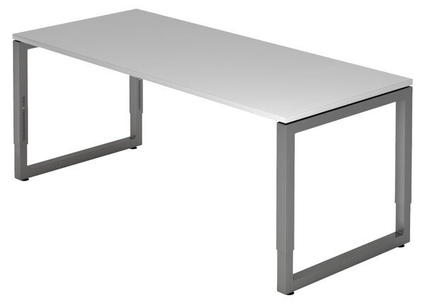 Bümö Scrivania Serie-R - Struttura: grafite, decorazione: grigio, dimensioni: 180 x 80 cm