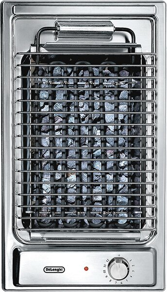 De Longhi Barbecue Elettrico da Incasso BBQ Potenza 2400 Watt in Acciaio Inox colore Inox - BQI 13/2