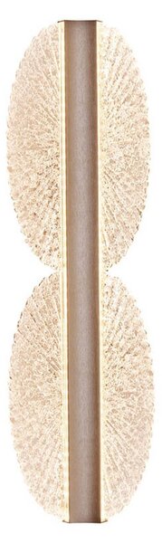Viokef Applique da parete Evana, Chiaro / Trasparente, Soggiorno / Sala da pranzo, Metallo, Applique