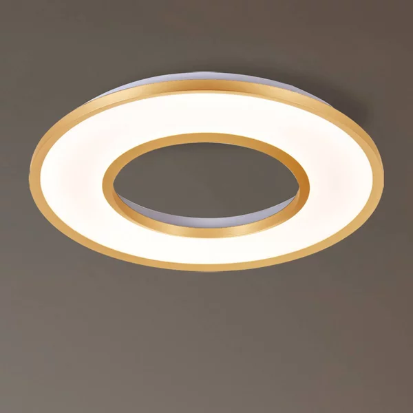 Viokef Plafoniera a LED Valeria, Ottone / Oro, Soggiorno / Sala da pranzo, Alluminio, Moderno, Plafoniera LED