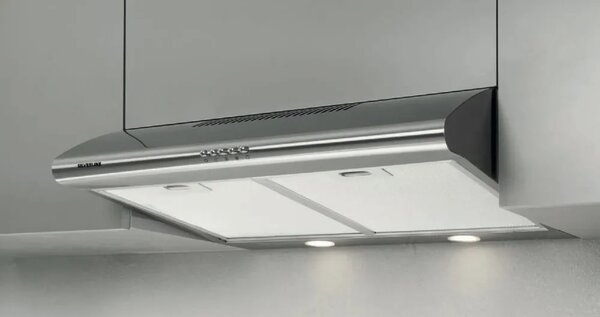 Silverline Cappa Cucina Incasso Aspirante Larghezza 60 cm Luce LED colore Inox - 1201