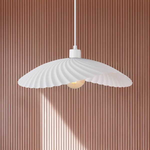 Viokef Lampada a sospensione Dance, dimmerabile, Bianco / Opale, Soggiorno / Sala da pranzo, Metallo, Moderno, Lampada a sospensione