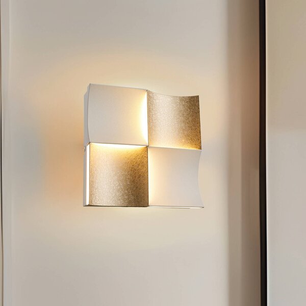 Viokef Applique da parete Ariella, Ottone / Oro, Soggiorno / Sala da pranzo, Alluminio, Moderno, Applique