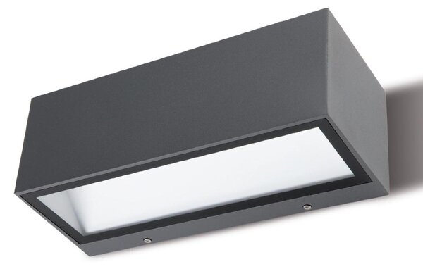 BOX APPLIQUE DA ESTERNO IP65 BIANCA MARRONE O ANTRACITE LED 40W LUCE 3000K O 4000K