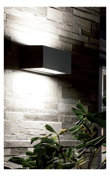 BOX APPLIQUE DA ESTERNO IP65 BIANCA MARRONE O ANTRACITE LED 20W LUCE 3000K O 4000K