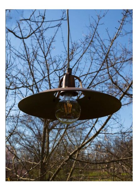 PALAGIO SOSPENSIONE CON GABBIA IP44 4 MISURE IN OTTONE 3 FINITURE COLORE MADE IN ITALY LAMPADINA E27