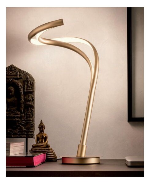 TEMPEST LAMPADA DA TAVOLO MODERNA LED 18W LUCE 3000K DIMMERABILE ALLUMINIO 3 COLORI