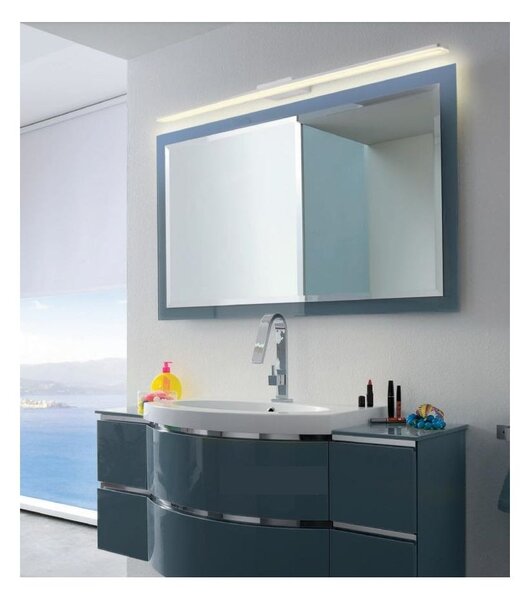 BARRIO LAMPADA DA SPECCHIO CM 120-CM90-CM60 LED IP44 BIANCA O NERA LUCE 3000K O 4000K MODERNA