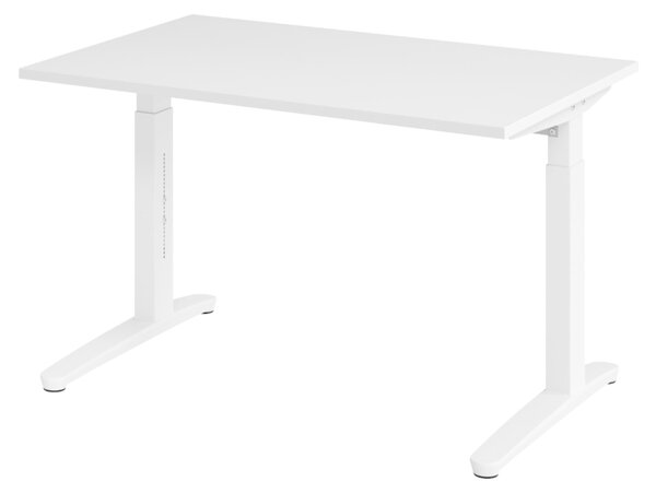 Scrivania bümö serie XB - Decorazione: bianco, dimensioni: 120 x 80 cm, struttura: bianco