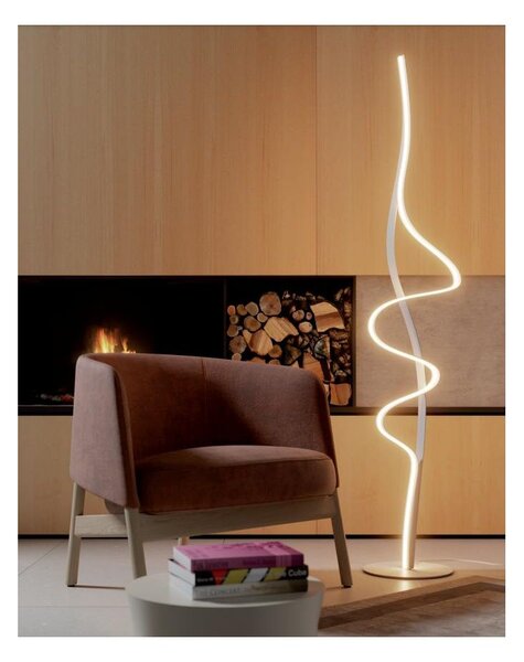 IMPULS SOSPENSIONE LED 38W LUCE 3000K DIMMERABILE ALLUMINIO 3 COLORI DIAMETRO CM 107 MODERNA