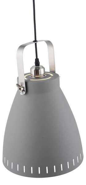 EVA Leuchten Direkt Pendelleuchte, grau 1xE27 60W Innenleuchte, IP20