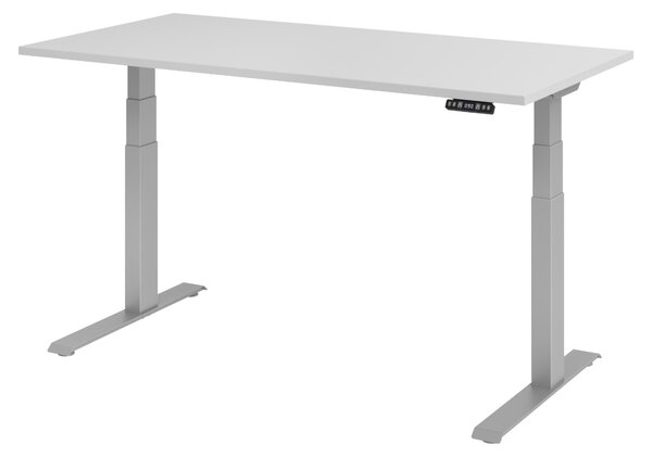 Scrivania elettrica bümö XDKB - Struttura: argento, dimensioni: 160 x 80 cm, decorazione: grigio