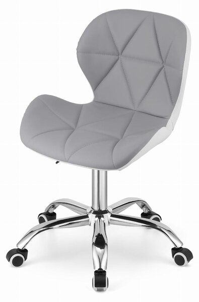 Sedia da ufficio con rotelle - Altezza regolabile e motivo geometrico