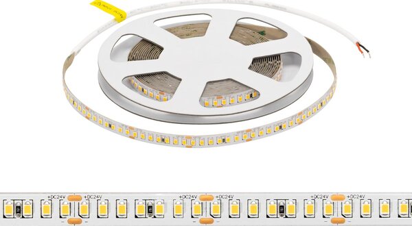 Striscia LED 24V 15W/m Alta Efficienza Professionale - IP20 - 5 metri