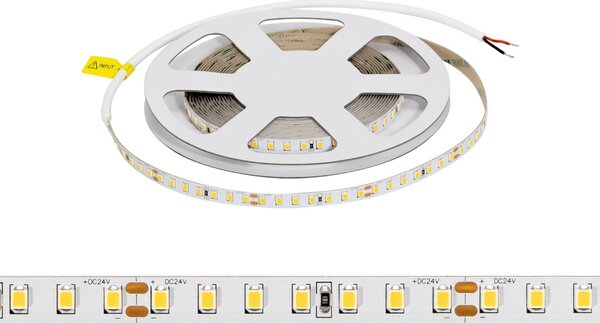 Striscia LED 24V 10W/m Alta Efficienza Professionale - IP20 - 5 metri
