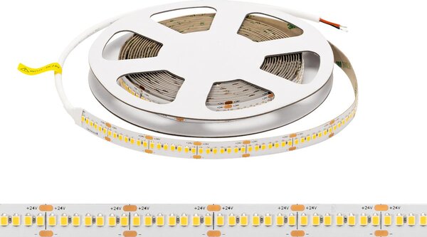 Striscia LED 24V 25W/m Altissima Luminosità Professionale - IP54 - 5 metri
